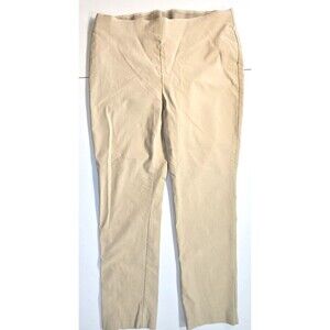Chicos So Slimming  Straight Leg Pants Size 25- US 16/20 Pull on Stretch Classic